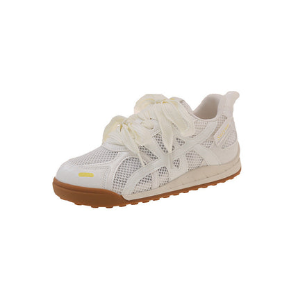 Mesh Breathable German Training Shoes Women's All-match Casual Easy Wear Borad Shoe