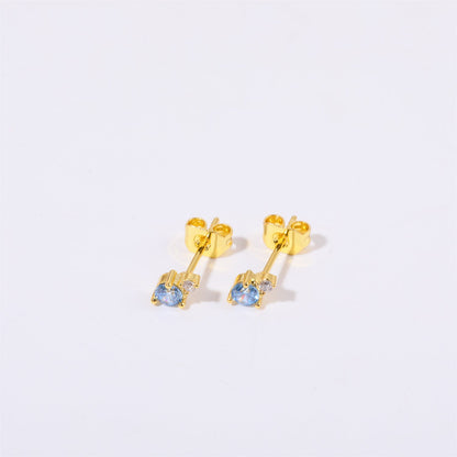 December Birthstone Zircon Earrings