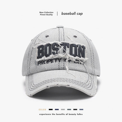Three-dimensional Embroidery Men's Soft Peaked Cap Outdoor