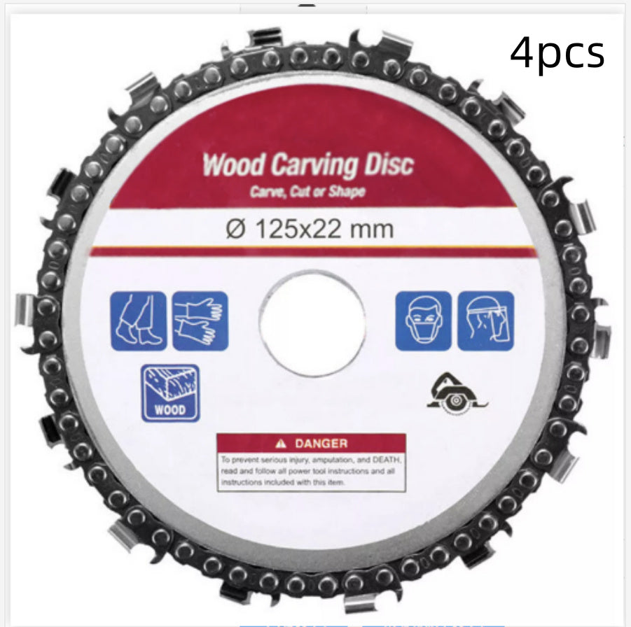 Angle grinder chain plate