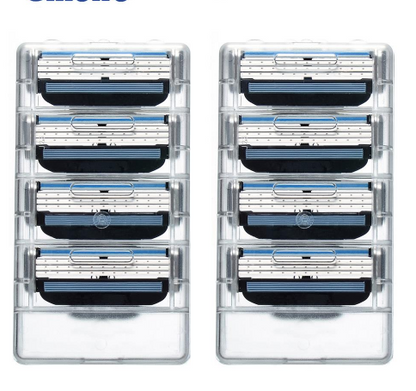 Gillette Mach 3 Men's Face Shaving Razor Blades Brand Mach3 Beard Shave Blade For Men 8Pcs/Pack