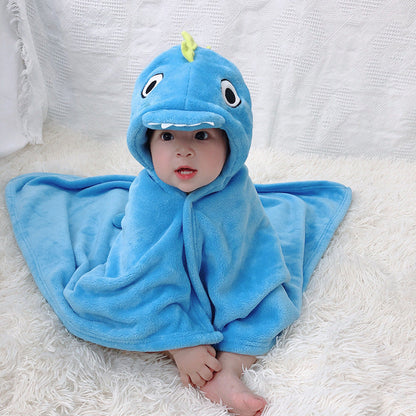 Infant Baby Cloak Cloak Quilt Multi-style Cartoon Flannel Quilt