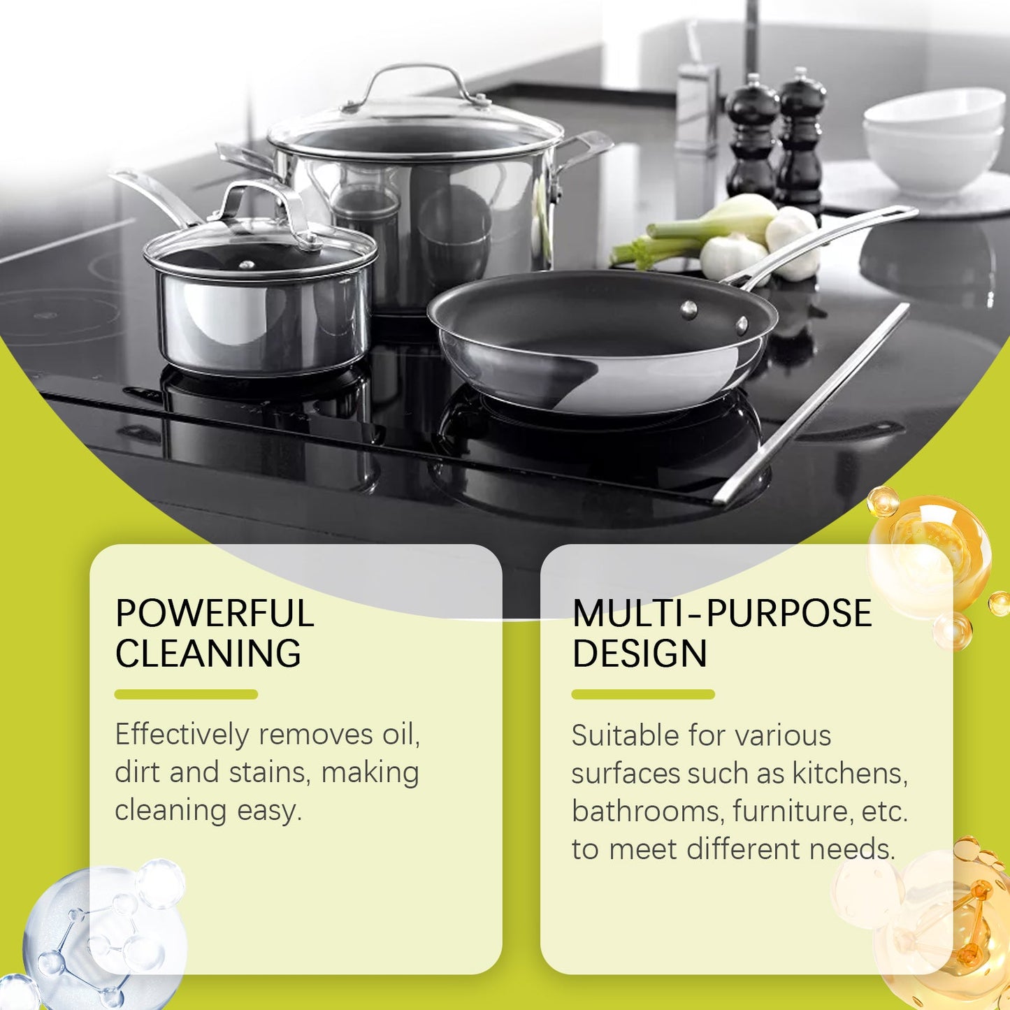 Multi-Purpose Cleaning Paste Household Kitchen Bathroom Furniture Grease And Scale Multi-Purpose Cleaner