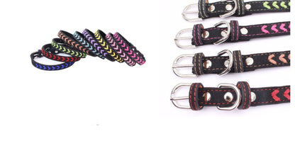 Stainless Steel Iron Dog Collar with Laser Lettering