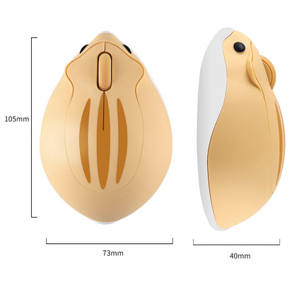 CHUYI 2.4G Wireless Optical Mouse Cute Hamster Cartoon Computer Mice Ergonomic Mini 3D Office Mouse For Kid Girl Gift PC Tablet