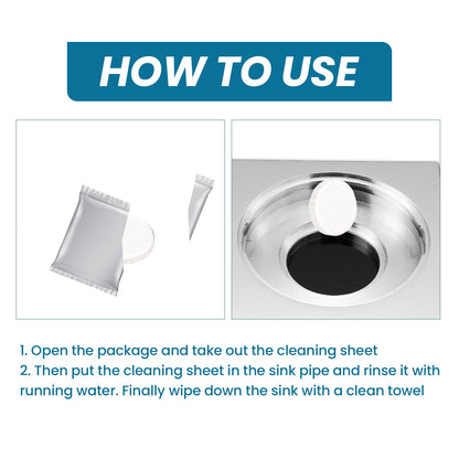 Sink Cleaning Tablets, Kitchen Sink Cleaning Stains And Oil Cleaning Pipes Cleaning Effervescent Tablets
