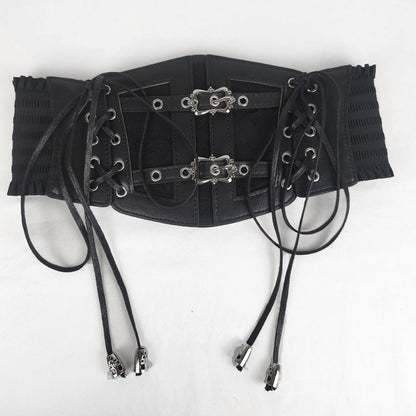 Vintage Lace Strap Elasticated Waist Belt