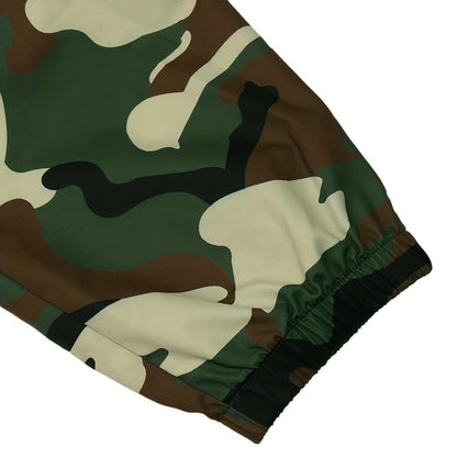 Camouflage Ankle-tied Men's Overalls Pants