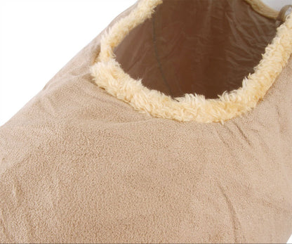Folding Suede Cat Tunnel Toy Folding Compact For Storage