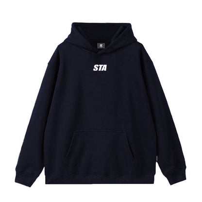 Small Letter Printed Hoodie Men's American Style