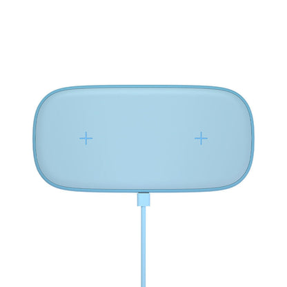 2-in-1 dual phone wireless charger suitable for Huawei Samsung phone wireless charging ultra-thin desktop