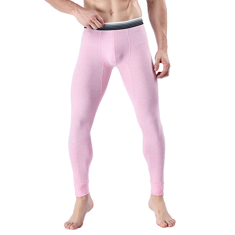 Men's Cropped Cotton Warm Long Johns