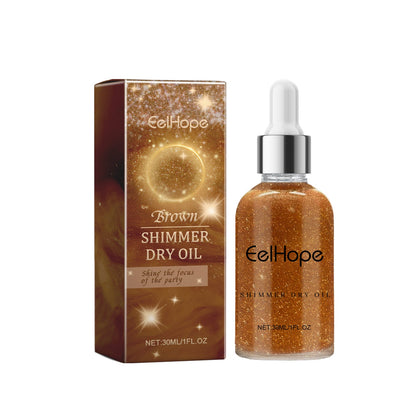 Party Body Glitter Oil, Naturally Brightening And Long-Lasting Moisturizing Party Dance Shine Shine Shine