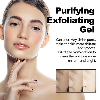 Purifying Exfoliating Gel, Chun White Tender Skin Clean Bright Skin Cutin Tighten Pores