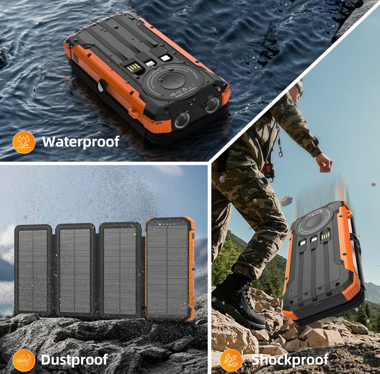 SolarMax Foldable Power Bank