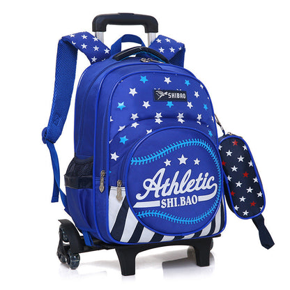 Waterproof Children's Trolley School Bag