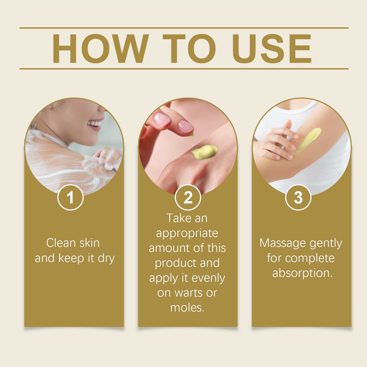 Mole And Wart Care Cream, Soft And Smooth Skin Moisturizing And Repairing Skin Care Cream