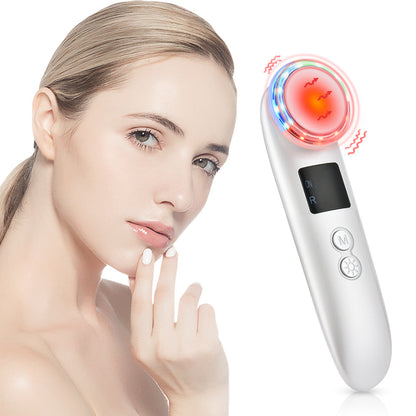 Ultrasound Introduction Instrument HailiCare Positive And Negative Ion Three-Color Light And Warm Cleaning Beauty Instrument