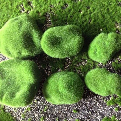 Mossy Stone Artificial Green Stone Mossy Rock Flower Arrangement Material