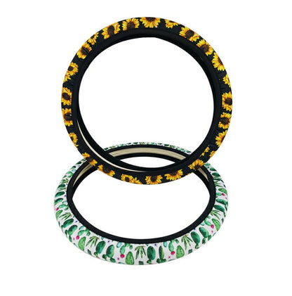 Neoprene car/girl steering wheel