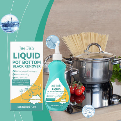 Pan Cleaner, Pan Bottom Grease Cleaner To Remove Oil And Scale Cleaning Polishing Anti-Rust Cleaning Liquid