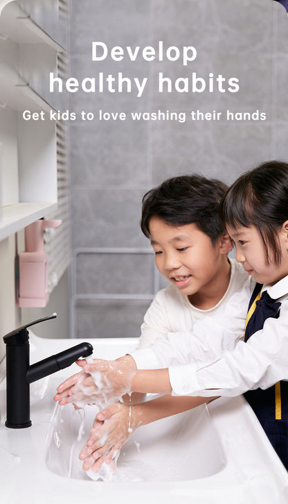 Cute Cat Rechargeable Touchless Automatic Soap Dispenser 400ml Kids foam Soap Dispenser with Night Light