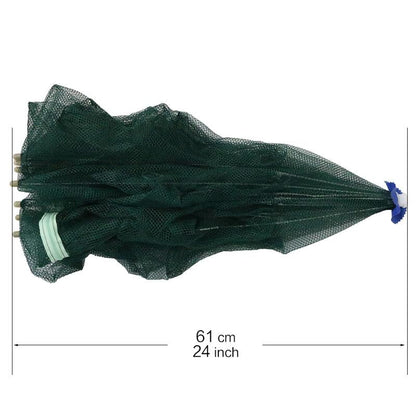 10 Holes Crayfish Net Cast Folding Fishing  Nets Automatic
