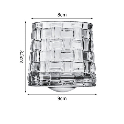 Hand drawn rotating glass cups multiple multi-purpose whiskey glasses rotating glass cups