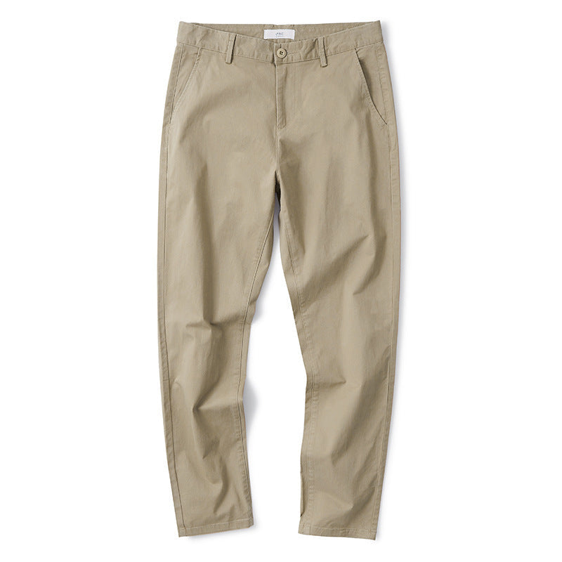 Men's Pure Cotton Casual Loose Straight Pants Summer