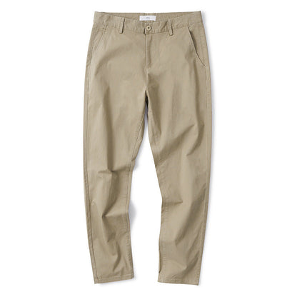 Men's Pure Cotton Casual Loose Straight Pants Summer