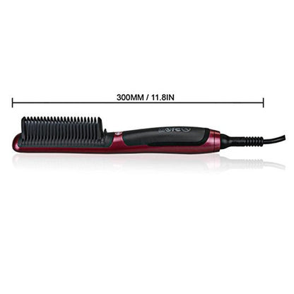 Adjustable Temperature Red Hair Straightener