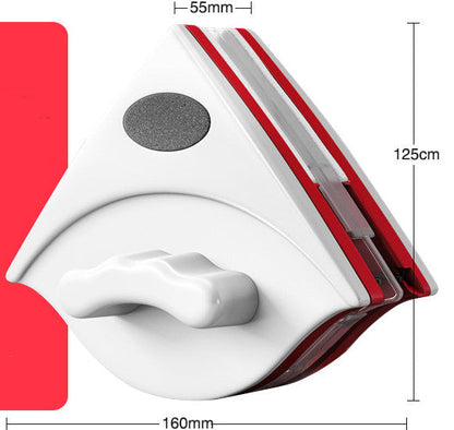 Double-sided Magnetic Glass Wiper Glass Wiper Artifact Triangular Glass Wiper