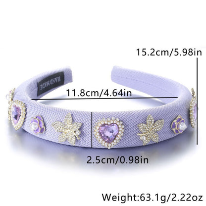 Fashionable Drip Oil Camellia Love Hair Hoop