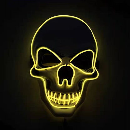 Skull LED Glowing Halloween Mask