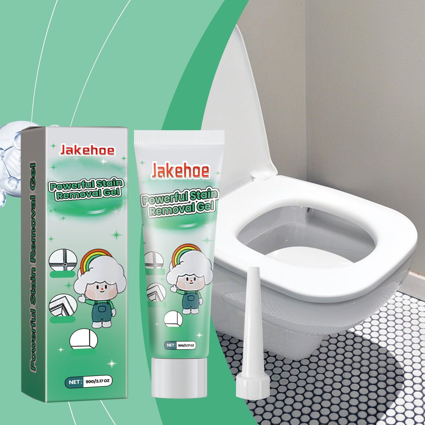Decontamination Gel Household Cleaning Kitchen Bathroom Decontamination Oil Decontamination Multi-Functional Cleaner