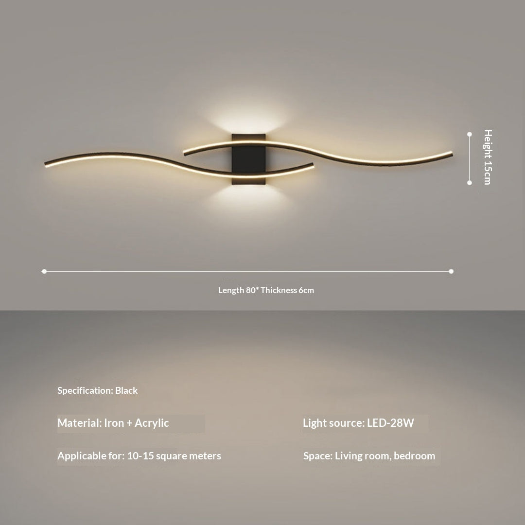 Bedside Wall Lamp Simple Modern Background Wall Decorative Lamp