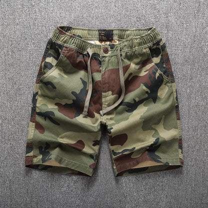 Straight Sports Leisure Five-Point Cotton Work Shorts