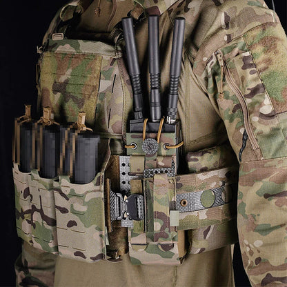 Tactical Universal Radio Pouch MPU5 PRC163 152 148 PTT Holder Bag Walkie-talkie Storage Pack