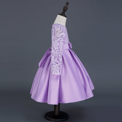 Carisa Purple Lace Princess Dress