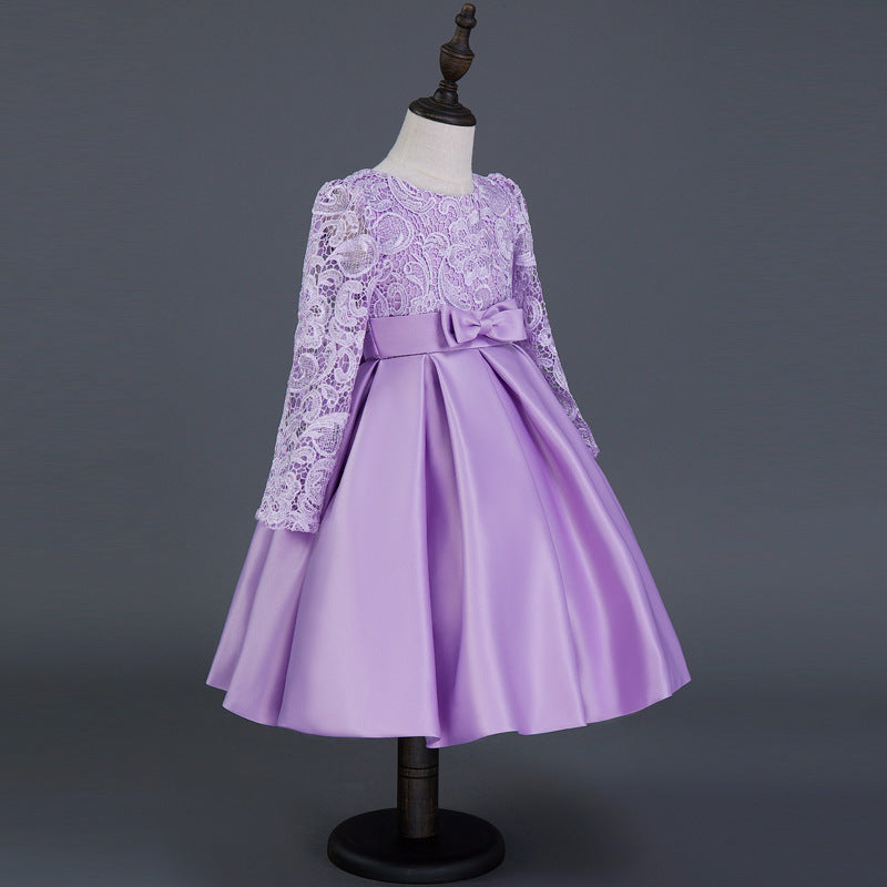 Carisa Purple Lace Princess Dress
