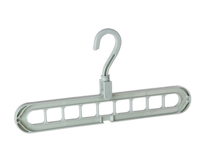 Plastic Clothes Hanger with Storage Hook