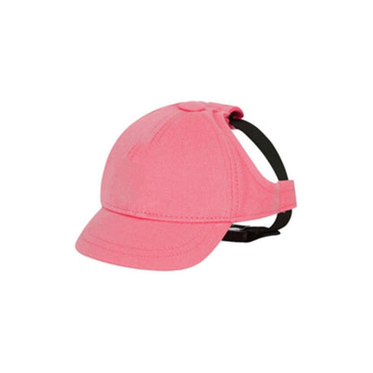 Pet Dog Outdoor Photography Leisure Sunshade Hat with Ear Holes Adjustable Corgi Baseball Cap
