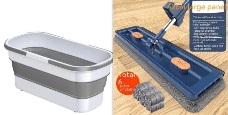 360° Rotating Flat Mop - High Absorption for Home Floors