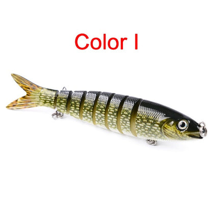 Multi-Jointed Pike Fishing Lure – Hard Bait for Carp & Trolling