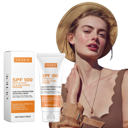 Face Protection Lotion Mild Protection UV Repair Sunburn Anti-Wrinkle Clear Protection Cream