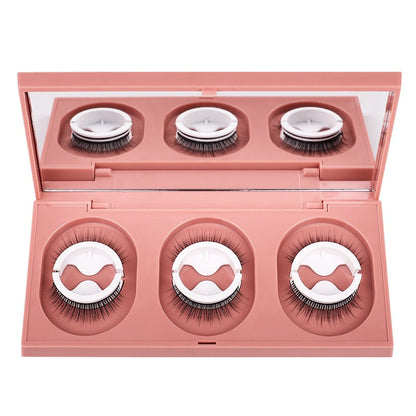 False Eyelashes Warm Gel Free Self-Adhesive Three Pair Suit Pure Manual Natural Exquisite Boxed Japanese False Eyelashes