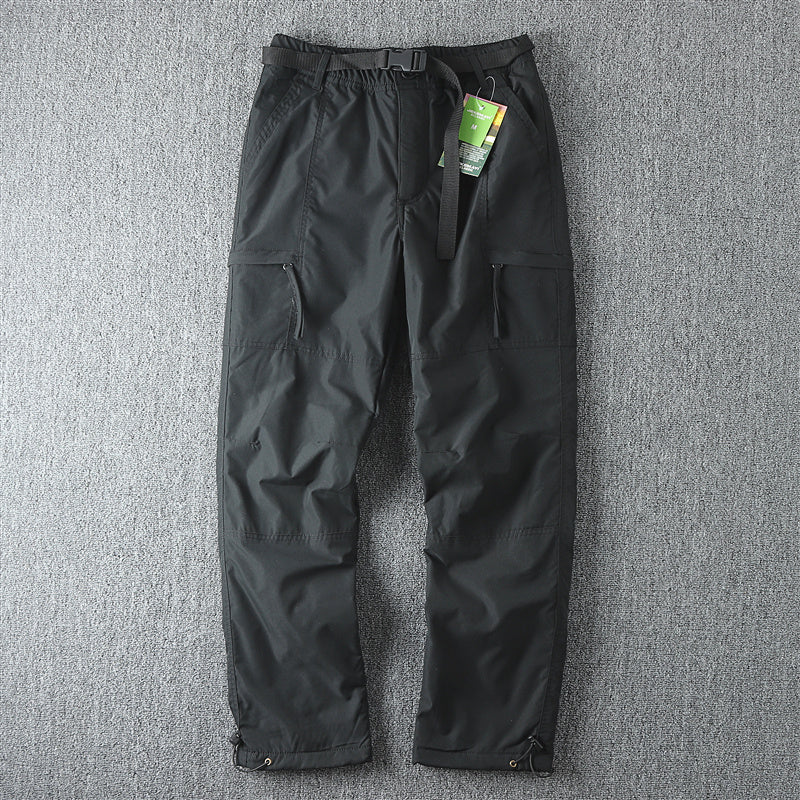 Windproof Waterproof Men's Straight Winter Pants