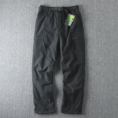 Windproof Waterproof Men's Straight Winter Pants