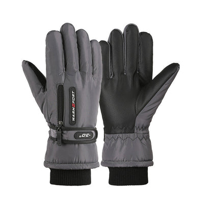 Fleece Lined Padded Windproof Cycling Gloves