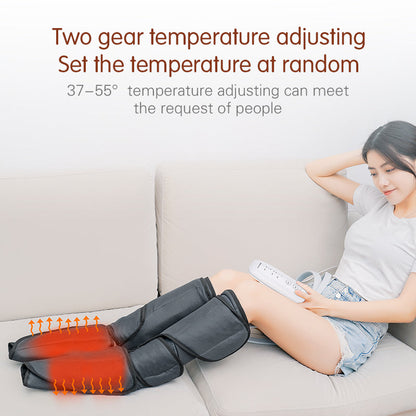 Leg Massager Air Wave Massager Electric Heated Foot Massager Calf Kneading Massager Air Wave